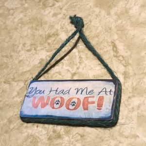 Mini Handcrafted Wood Wall Hanging Sign